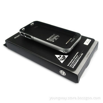 Power Pack Station for iPhone 4, with 5V, 500mAh Output Voltage, Measures 129 x 65 x 17mm